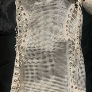 Tube rhinestone dress
